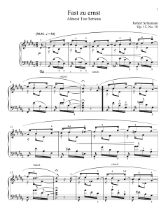 Almost Too Serious, Op. 15, No. 10 von Jeffrey Biegel (Download) 