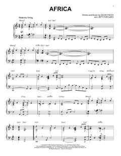 Africa [Jazz version] von Toto (Download) 