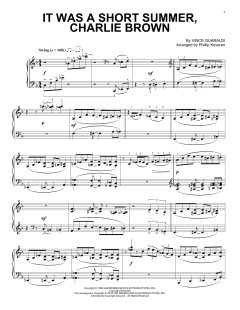 It Was A Short Summer, Charlie Brown von Vince Guaraldi (Download) 