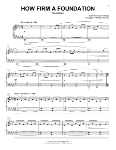 How Firm a Foundation von John Rippon (Download) 
