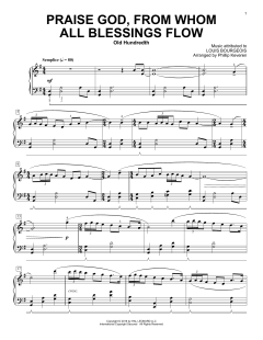 Praise God, From Whom All Blessings Flow von Thomas Ken (Download) 