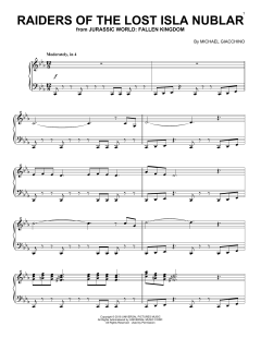 Raiders Of The Lost Isla Nublar von John Williams (Download) 
