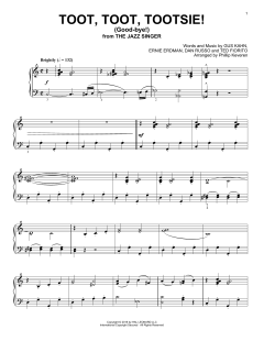 Toot, Toot, Tootsie! (Good-bye!) [Jazz version] von Gus Kahn (Download) 