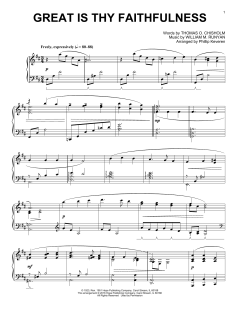 Great Is Thy Faithfulness von Thomas O. Chisholm (Download) 