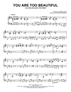 You Are Too Beautiful von Lorenz Hart (Download) 