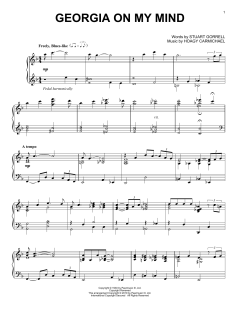 Georgia On My Mind von Ray Charles (Download) 