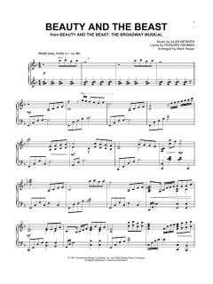 Beauty And The Beast von Alan Menken (Download) 