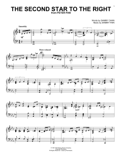 The Second Star To The Right von Sammy Cahn (Download) 