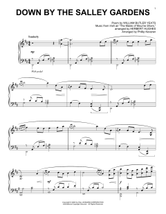 Down By The Sally Gardens von William Butler Yeats (Download) 