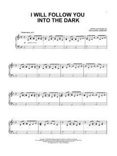 I Will Follow You Into The Dark von Death Cab For Cutie (Download) 