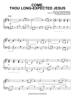 Come, Thou Long-Expected Jesus [Jazz Version] von Charles Wesley (Download) 