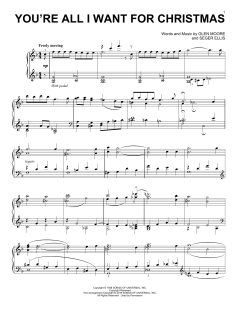 You're All I Want For Christmas von Glen Moore (Download) 