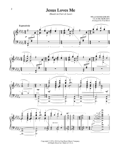 Jesus Loves Me (with Clair de Lune) von Claude Debussy (Download) 