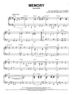 Memory [Jazz version] von Andrew Lloyd Webber (Download) 