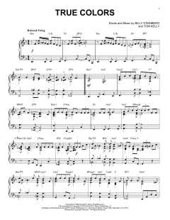 True Colors [Jazz version] von Cyndi Lauper (Download) 