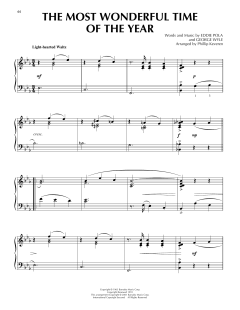 The Most Wonderful Time Of The Year [Jazz version] von Andy Williams (Download) 