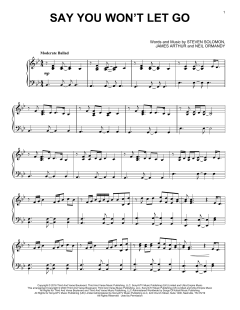 Say You Won't Let Go von James Arthur (Download) 