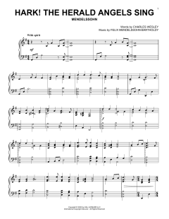 Hark! The Herald Angels Sing von Charles Wesley (Download) 