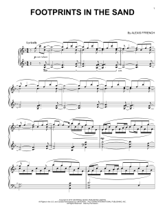 Footprints In The Sand von Alexis Ffrench (Download) 