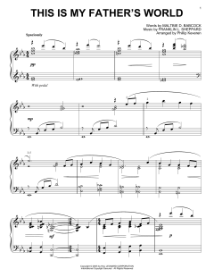 This Is My Father's World [Jazz version] von Maltbie D. Babcock (Download) 