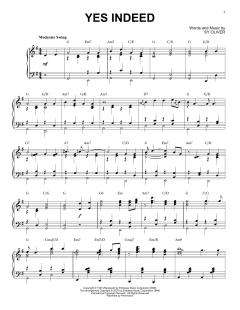 Yes Indeed [Jazz version] von Sy Oliver (Download) 