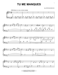 Tu Me Manques von Stephan Moccio (Download) 
