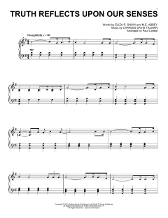 Truth Reflects Upon Our Senses von Paul Cardall (Download) 