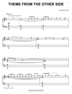 Theme From The Other Side von David Lanz (Download) 