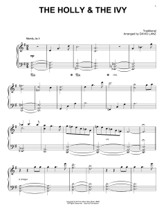 The Holly & The Ivy von David Lanz (Download) 