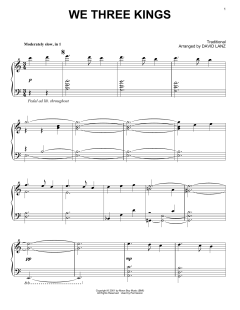 We Three Kings von David Lanz (Download) 