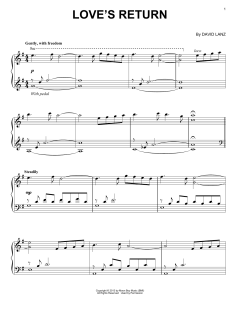 Love's Return von David Lanz (Download) 
