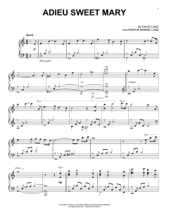 Adieu Sweet Mary von David Lanz (Download) 