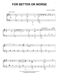 For Better Or Worse von Paul Cardall (Download) 