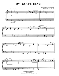 My Foolish Heart von Victor Young (Download) 