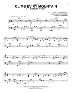 Climb Ev'ry Mountain von Richard Rodgers (Download) 
