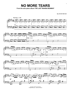 No More Tears von David Nevue (Download) 