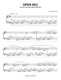 Open Sky von David Nevue (Download) 