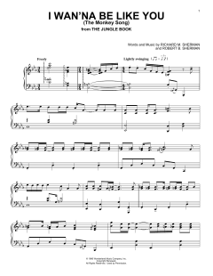 I Wan'na Be Like You (The Monkey Song) von Robert B. Sherman (Download) 