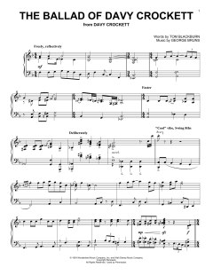 The Ballad Of Davy Crockett von Fess Parker (Download) 