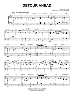 Detour Ahead [Jazz version] von Herb Ellis (Download) 