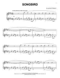 Songbird von Alexis Ffrench (Download) 