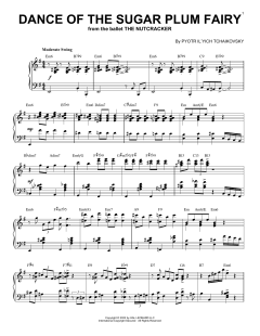 Dance Of The Sugar Plum Fairy, Op. 71a [Jazz version] von Pyotr Il'yich Tchaikovsky (Download) 