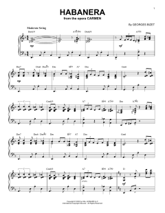 Habanera [Jazz version] von Georges Bizet (Download) 