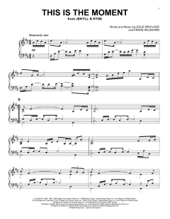 This Is The Moment von Frank Wildhorn (Download) 