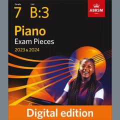 Calme du soir (Grade 7, list B3, from the ABRSM Piano Syllabus 2023 & 2024) (Download) 
