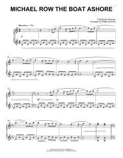 Michael Row The Boat Ashore von Traditional Folksong (Download) 