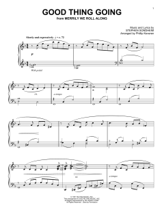 Good Thing Going von Stephen Sondheim (Download) 