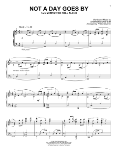Not A Day Goes By von Stephen Sondheim (Download) 