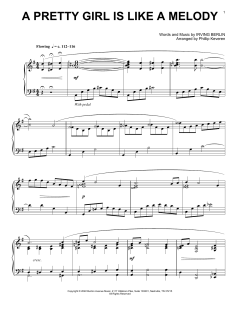 A Pretty Girl Is Like A Melody von Irving Berlin (Download) 