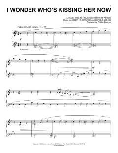 I Wonder Who's Kissing Her Now von Joseph E. Howard (Download) 